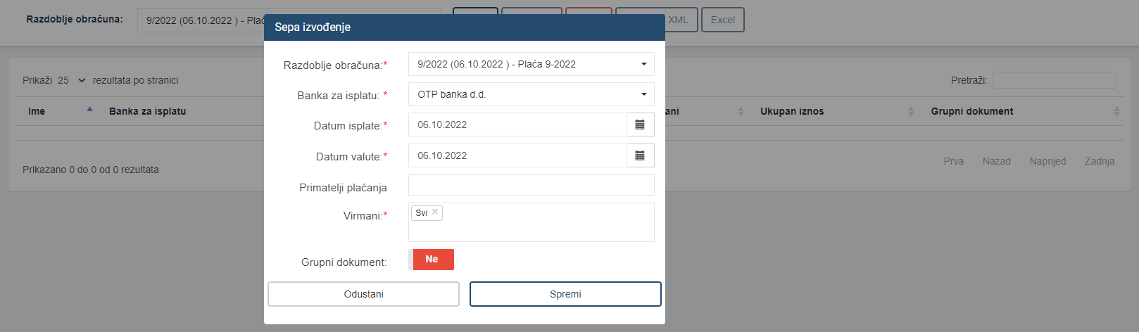 Kreiranje SEPA datoteke i JOPPD obrasca za poreznu